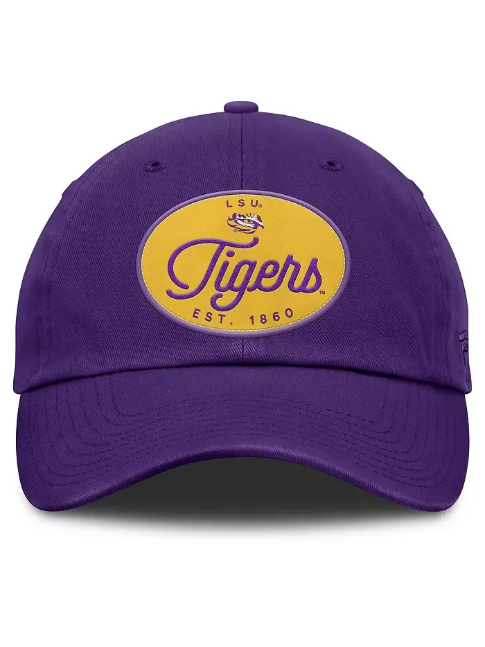 Женская фиолетовая кепка LSU Tigers Candid Adjustable Fanatics — изображение 2 из 4