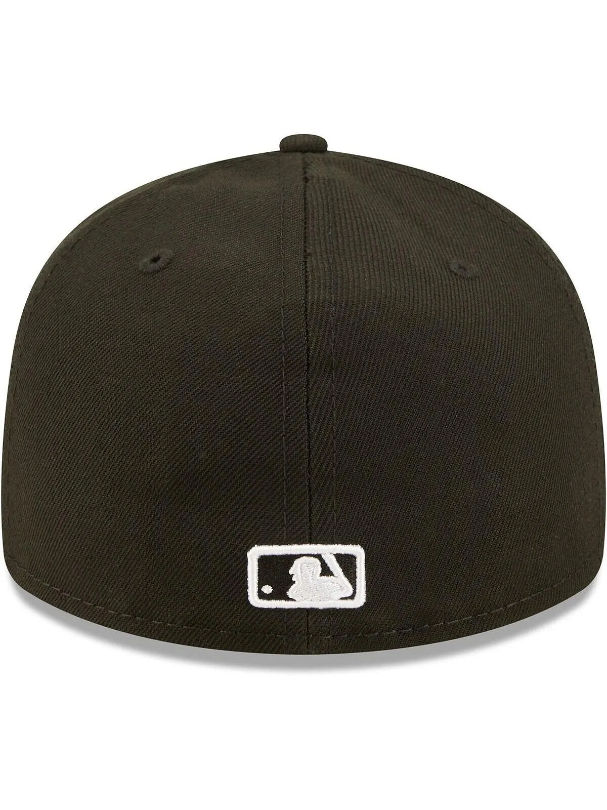 Мужская низкопрофильная приталенная шляпа Houston Astros черно-белая 59FIFTY New Era — изображение 4 из 4, черный