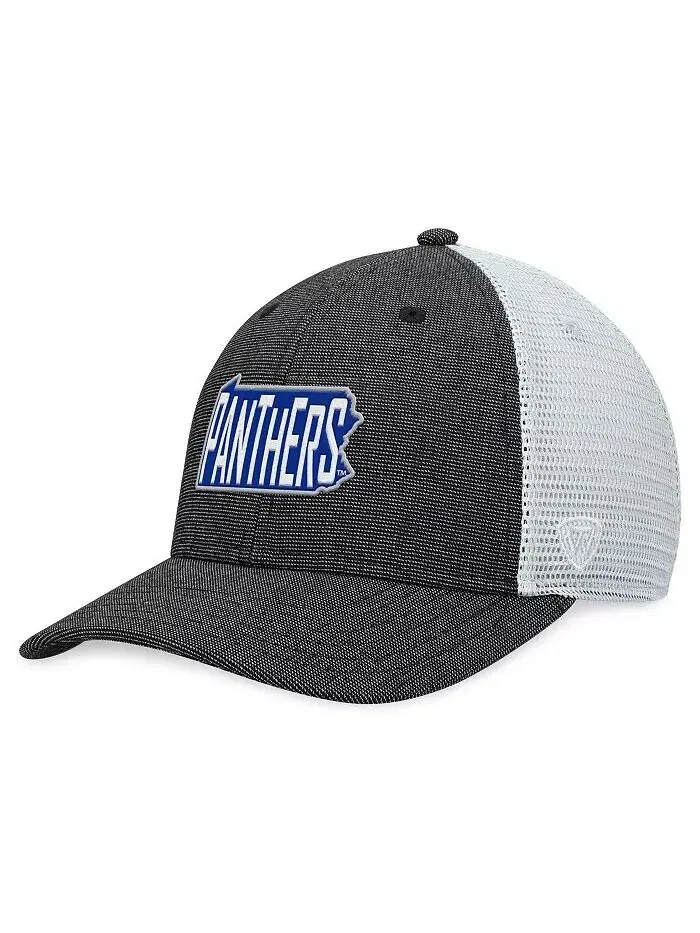 Мужская темно-серая кепка White Pitt Panthers Townhall Trucker Snapback Top Of The World — изображение 1 из 4