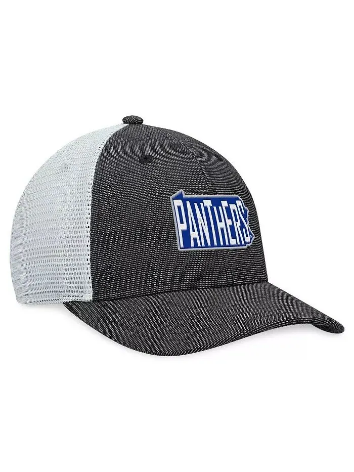 Мужская темно-серая кепка White Pitt Panthers Townhall Trucker Snapback Top Of The World — изображение 3 из 4