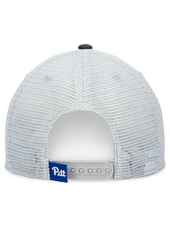 Мужская темно-серая кепка White Pitt Panthers Townhall Trucker Snapback Top Of The World — изображение 4 из 4