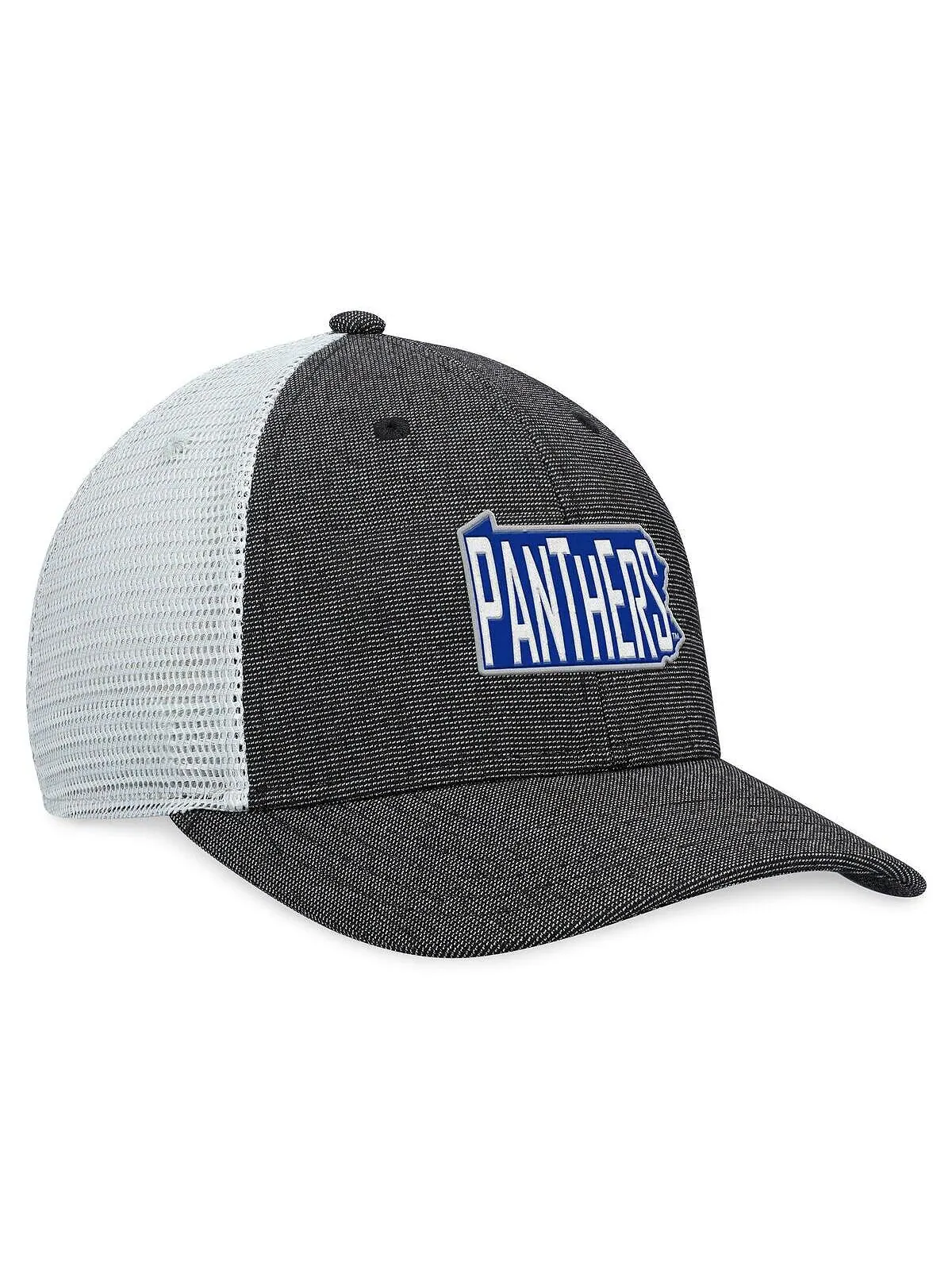 Мужская темно-серая кепка White Pitt Panthers Townhall Trucker Snapback Top of the World — изображение 3 из 4