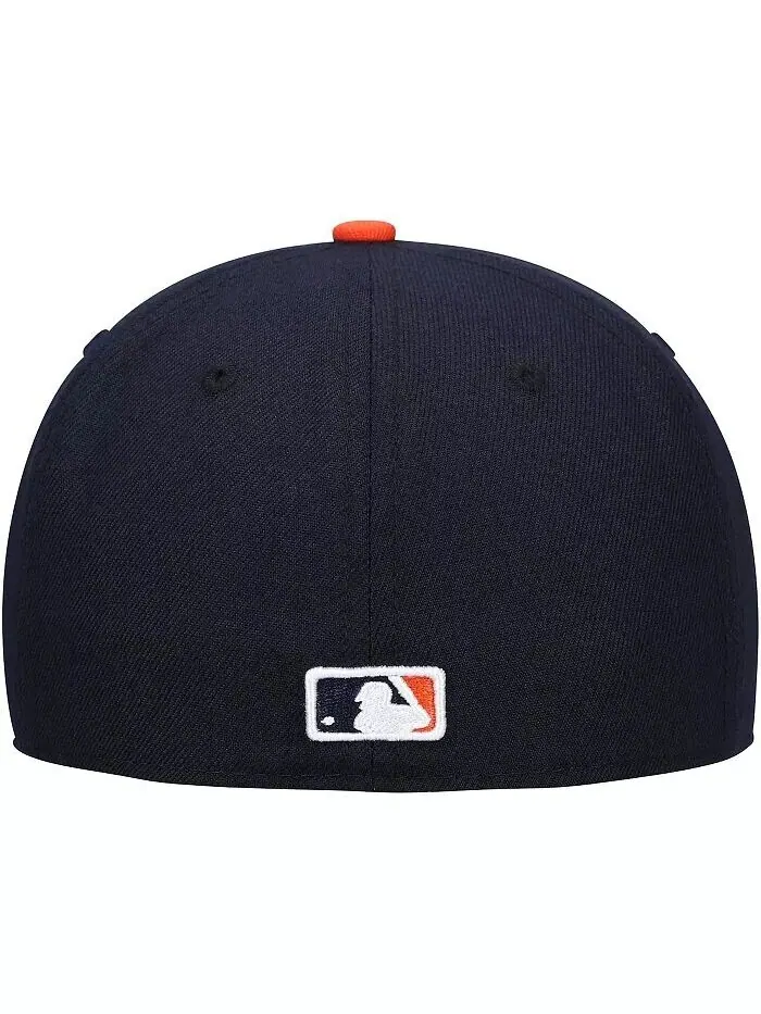 Мужская темно-синяя приталенная шляпа Detroit Tigers Authentic Collection On-Field Road 59FIFTY New — изображение 4 из 4