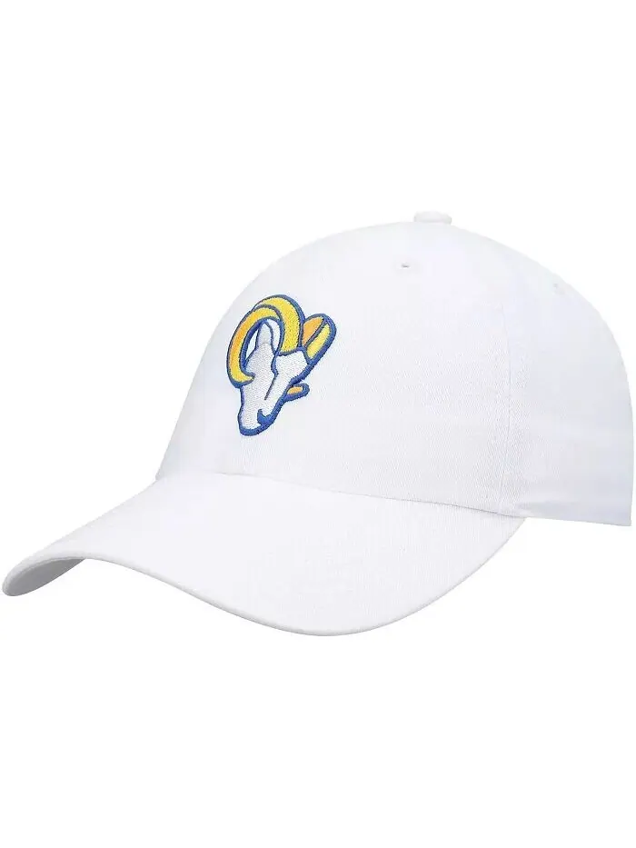 Мужская белая регулируемая кепка с логотипом Los Angeles Rams '47 '47 Brand — изображение 1 из 1