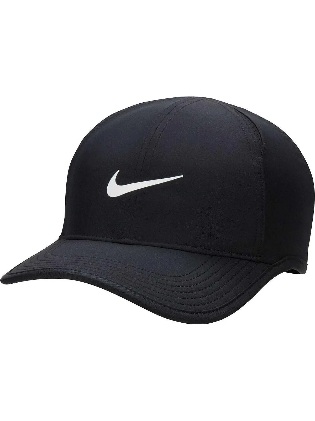 Мужская и женская черная регулируемая шляпа Featherlight Club Performance Nike — изображение 1 из 2, черный