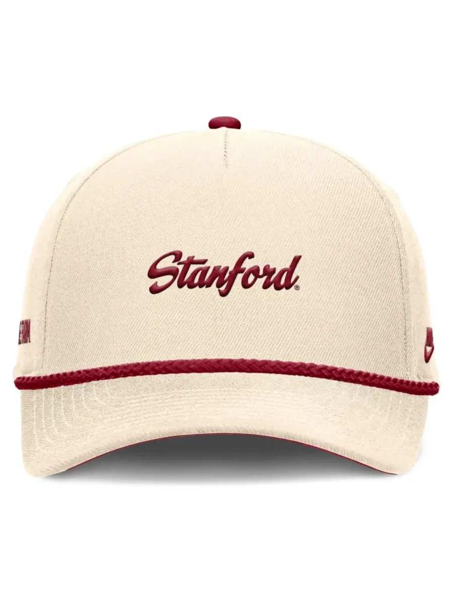 Кепка с вышитым логотипом Nike Stanford Cardinal Legacy Vintage Rope Rise, Natural Cardinal — изображение 2 из 4