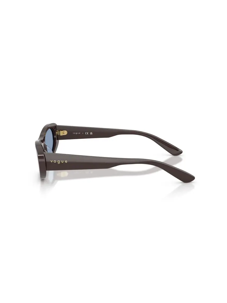 Женские овальные солнцезащитные очки, VO5695SU Vogue Eyewear, Moka — изображение 3 из 7
