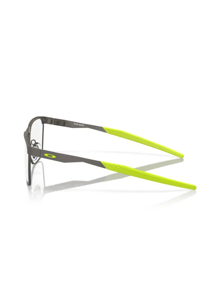 Детские очки с прямоугольной оправой Flip Kick Rectangle Youth Fit Oakley, Satin Lead — изображение 4 из 6