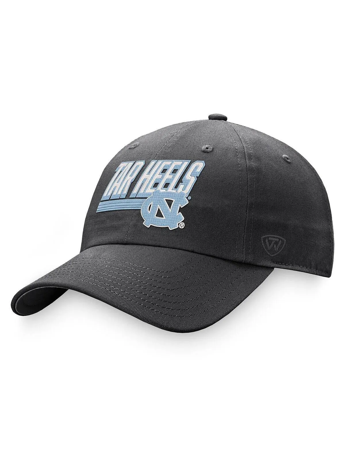 Мужская темно-серая регулируемая шляпа North Carolina Tar Heels Slice Slice Top of the World — изображение 1 из 4