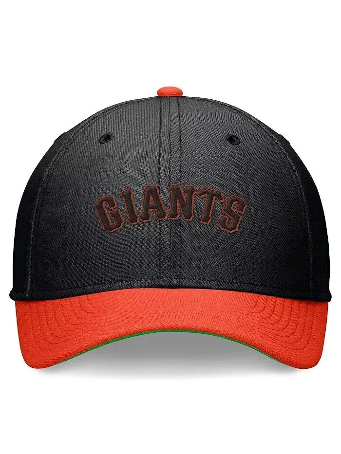 Мужская черная/оранжевая кепка San Francisco Giants Cooperstown Collection Rewind Swooshflex — изображение 4 из 4