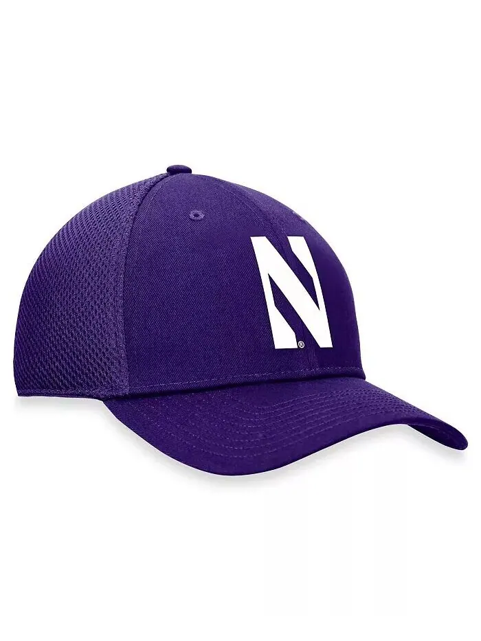 Мужская фиолетовая кепка Northwestern Wildcats Spacer Flex Top of the World — изображение 2 из 4