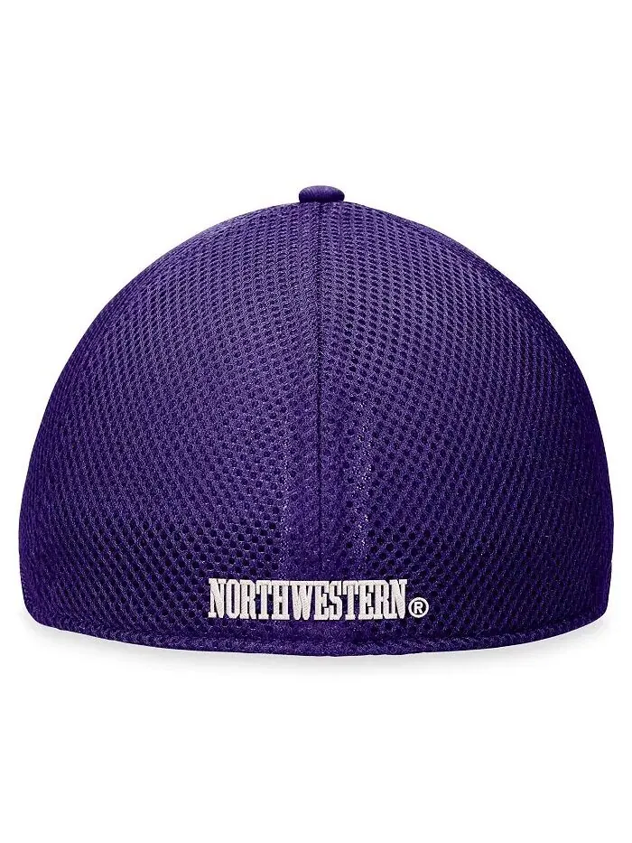 Мужская фиолетовая кепка Northwestern Wildcats Spacer Flex Top of the World — изображение 3 из 4