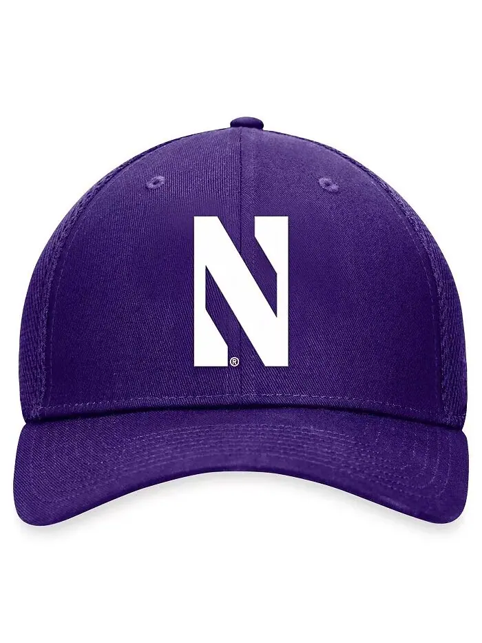 Мужская фиолетовая кепка Northwestern Wildcats Spacer Flex Top of the World — изображение 4 из 4