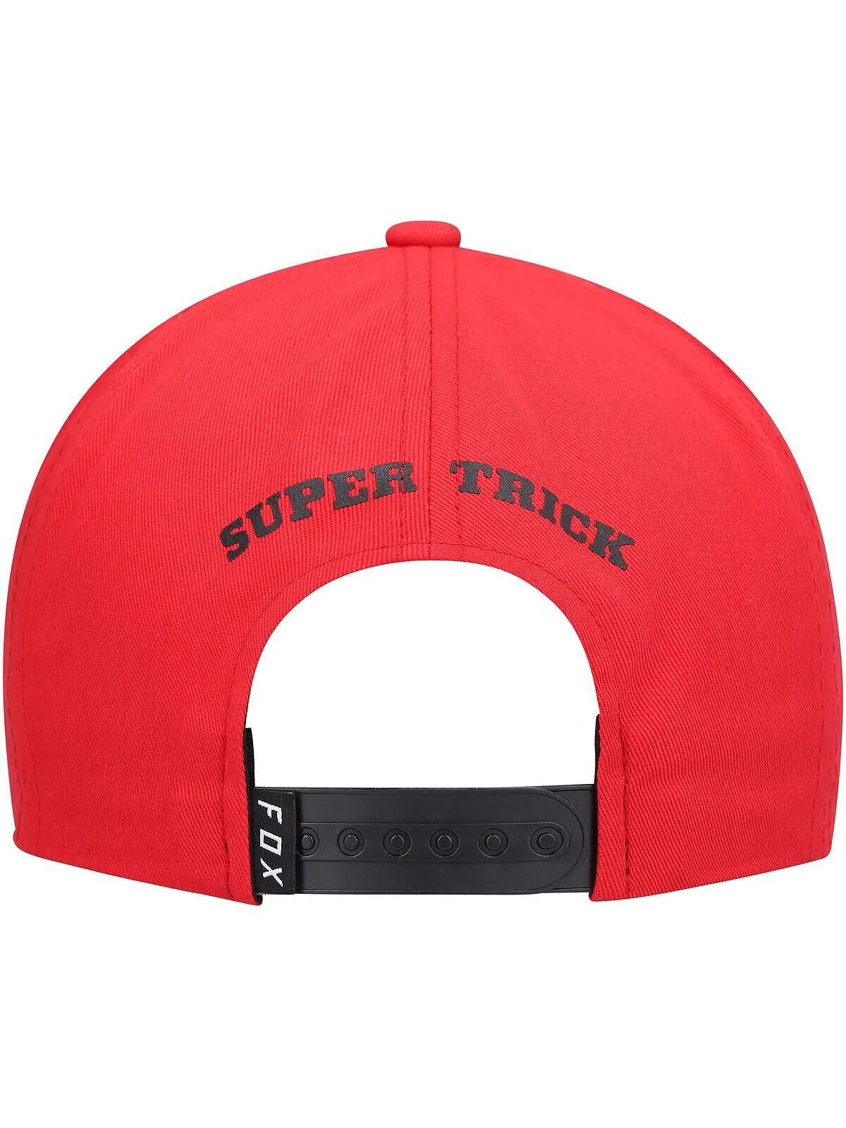 Молодежная кепка Super Trik Snapback для мальчиков и девочек, белая, красная Fox — изображение 4 из 4, белый красный
