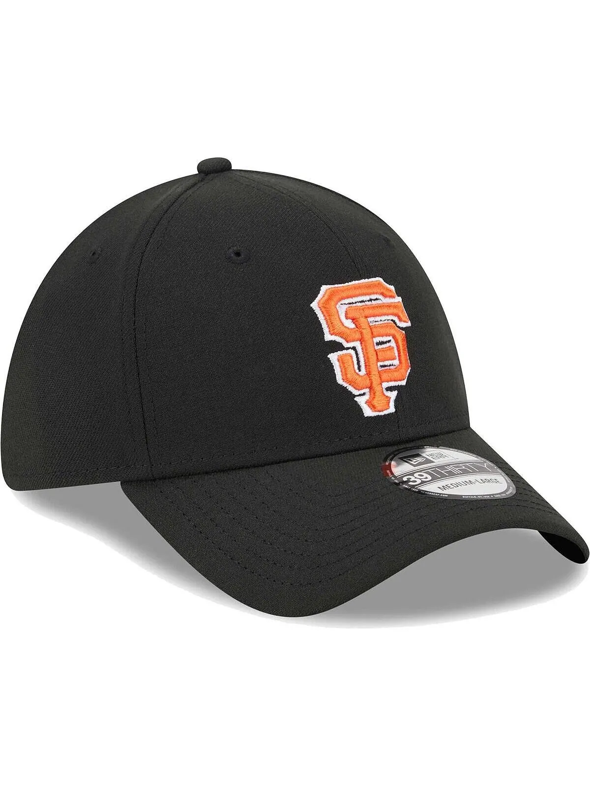 Мужская черная гибкая кепка с логотипом San Francisco Giants 39THIRTY New Era — изображение 3 из 4, черный