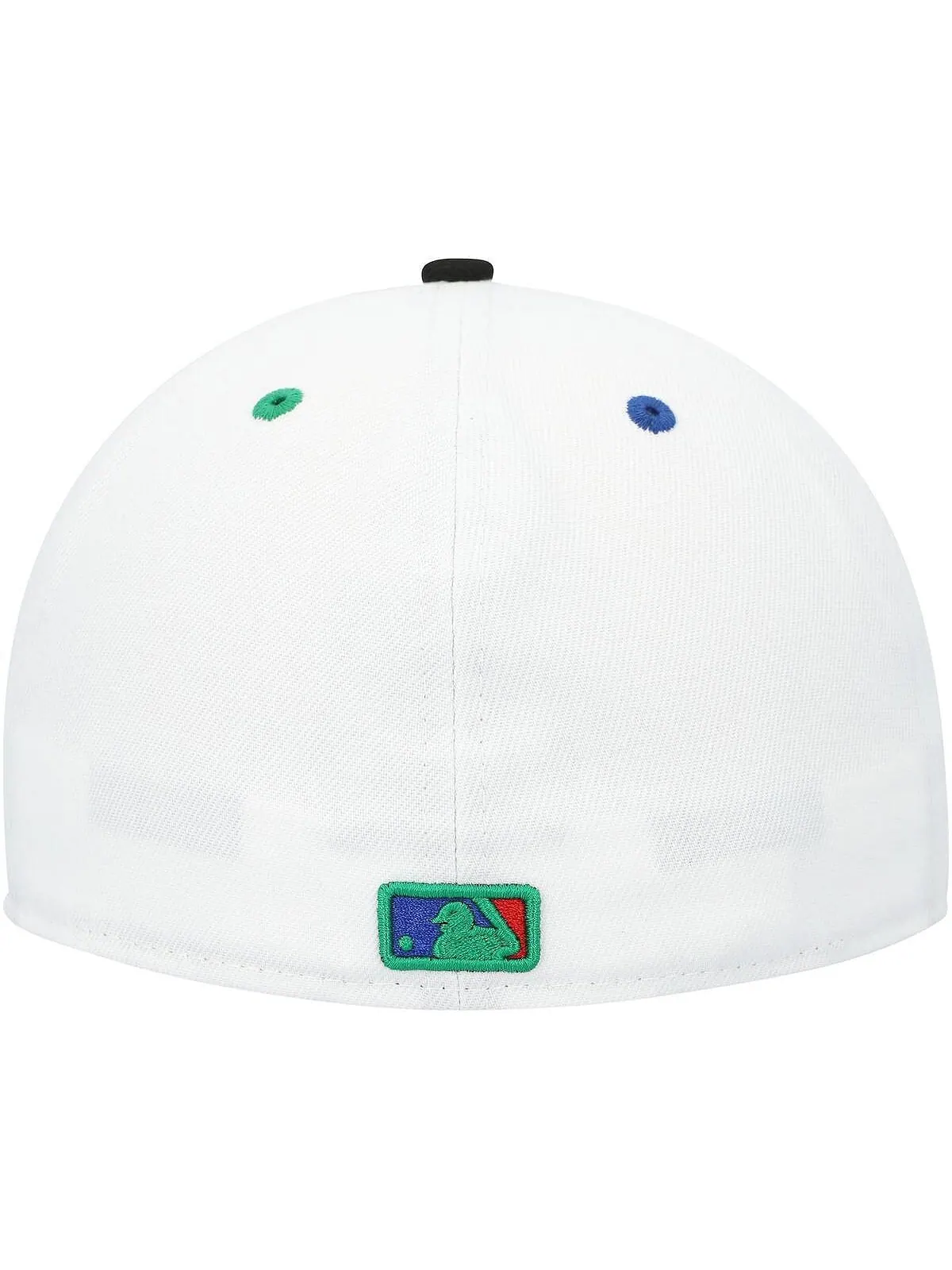 Мужская белая, черная приталенная шляпа Kansas City Royals Primary Eye 59FIFTY New Era — изображение 2 из 4, белый черный