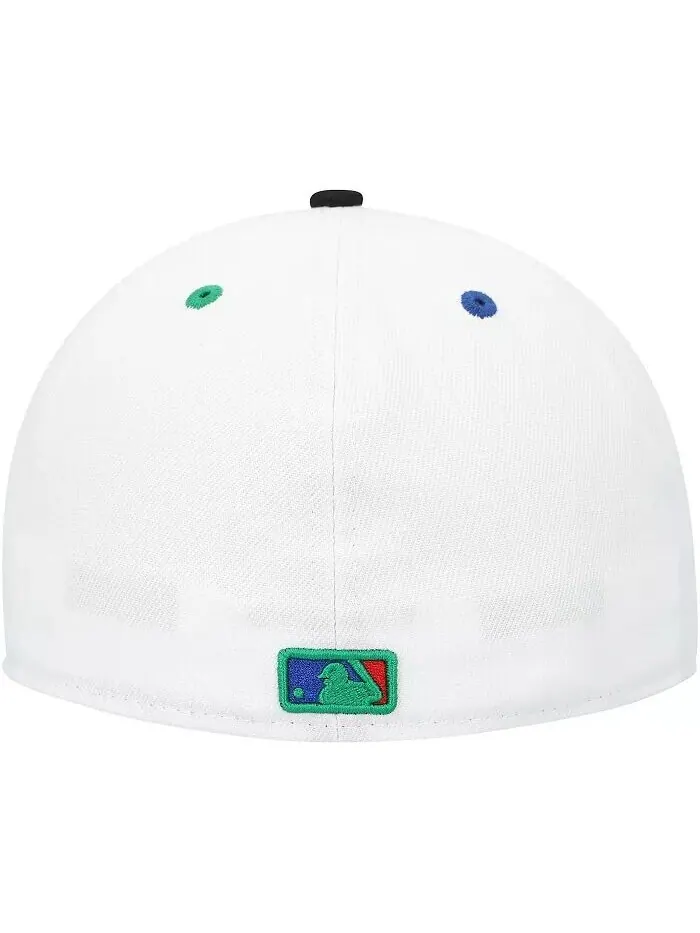 Мужская белая, черная приталенная шляпа Kansas City Royals Primary Eye 59FIFTY New Era — изображение 2 из 4