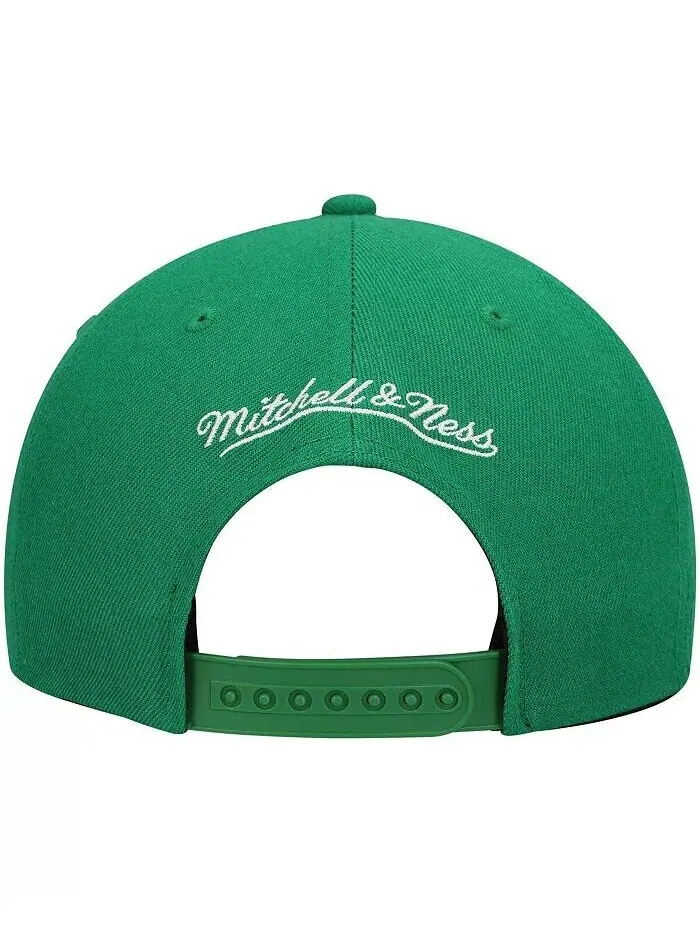 Мужская зеленая кепка Snapback Dallas Mavericks Hardwood Classics Team Ground 2.0 Mitchell & Ness — изображение 4 из 4