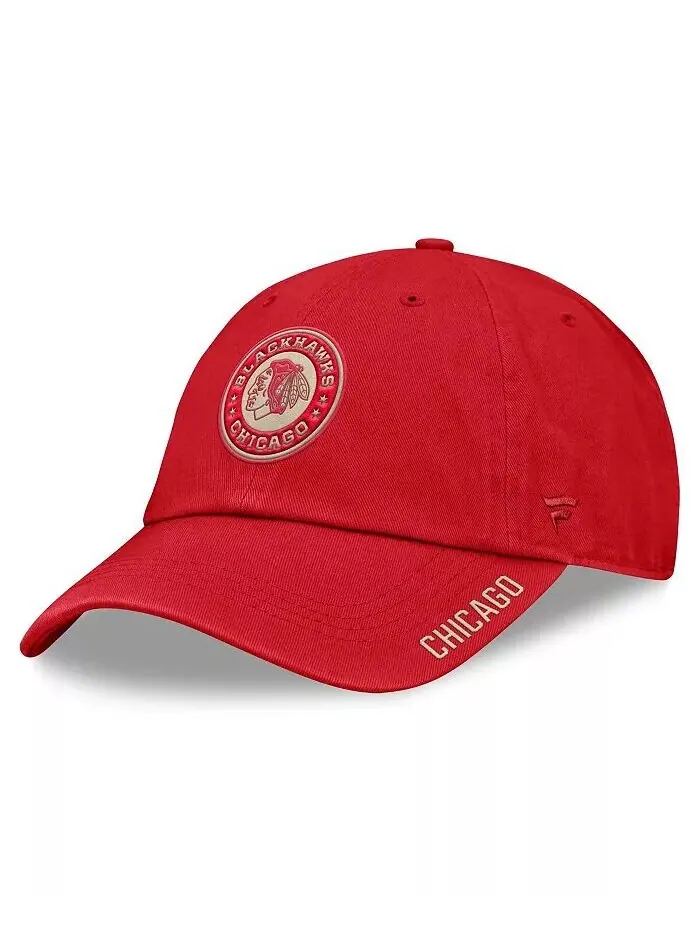 Женская красная регулируемая шапка Chicago Blackhawks 2025 NHL Winter Classic Fanatics — изображение 1 из 4
