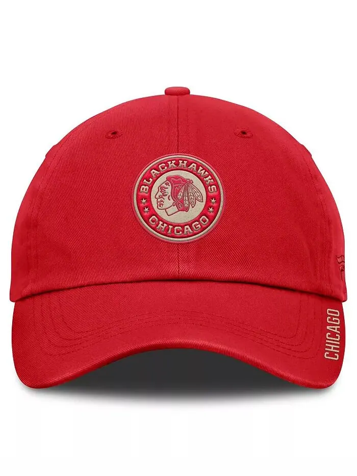 Женская красная регулируемая шапка Chicago Blackhawks 2025 NHL Winter Classic Fanatics — изображение 2 из 4