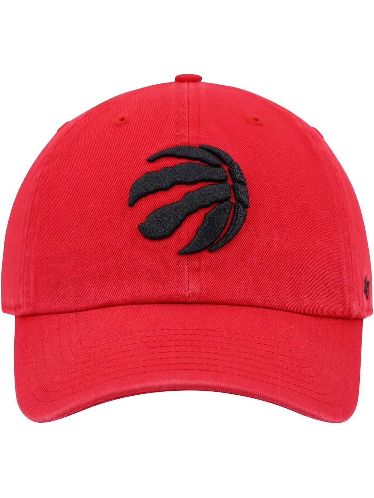 Мужская красная регулируемая кепка Toronto Raptors Team Clean Up '47 Brand — изображение 2 из 4, красный