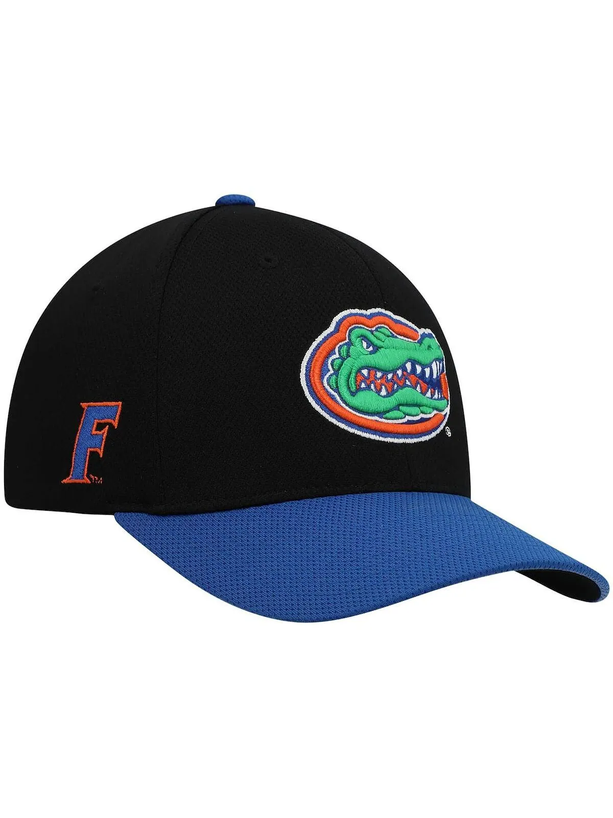 Мужская черная двухцветная кепка Royal Florida Gators Reflex Hybrid Tech Flex Top of the World — изображение 1 из 4, черный
