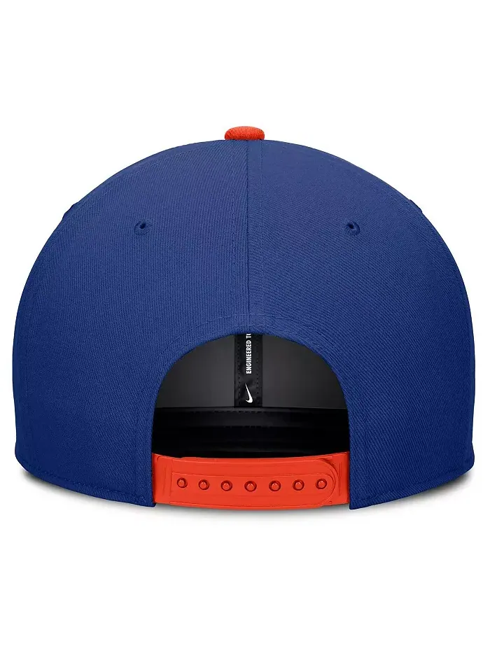 Мужская кепка New York Mets Pro Performance с кнопкой цвет Royal/Orange Nike — изображение 4 из 4