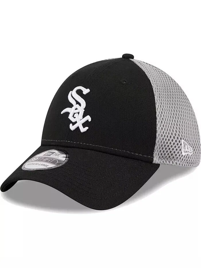Мужская черная кепка Chicago White Sox Team Neo 39THIRTY Flex Hat New Era — изображение 1 из 4