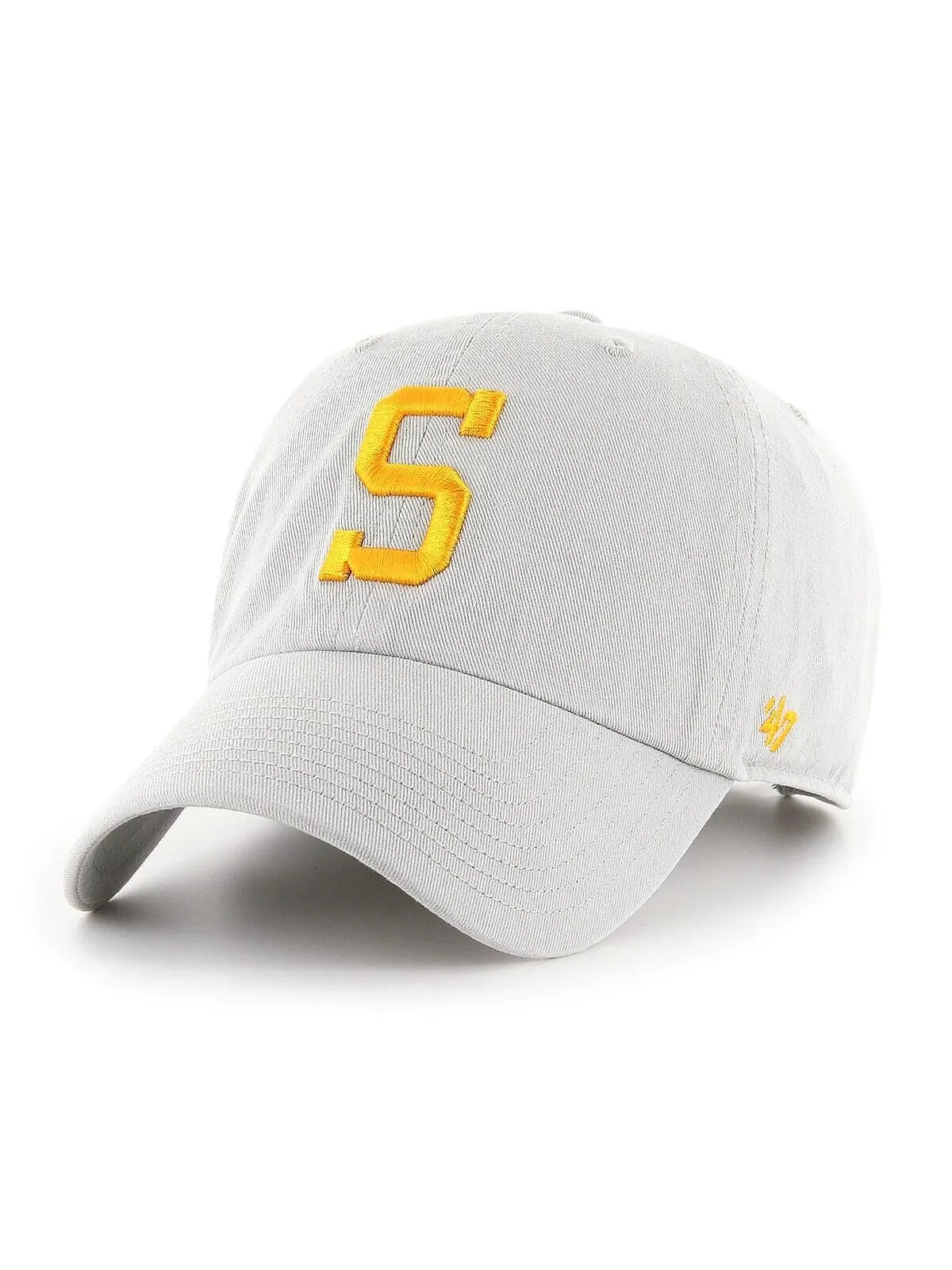 Мужская серая регулируемая кепка Pittsburgh Steelers Clean Up Legacy '47 '47 Brand — изображение 1 из 1, серый