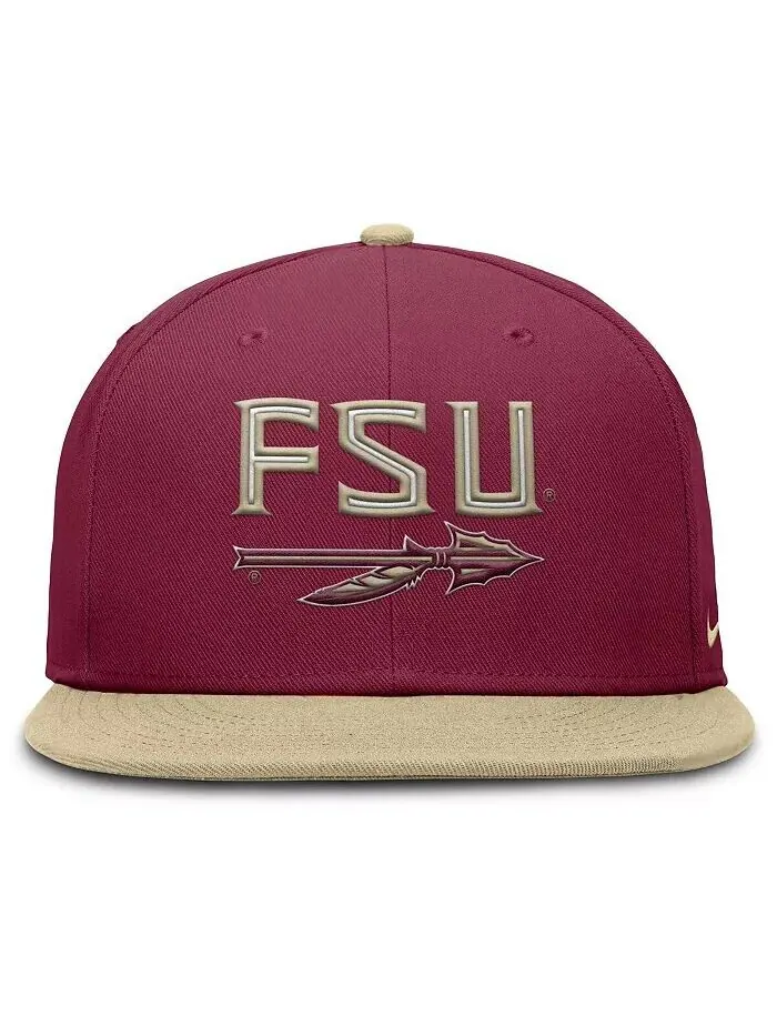 Мужская двухцветная шляпа Primetime Performance Garnet/Gold Florida State Seminoles Nike — изображение 4 из 4