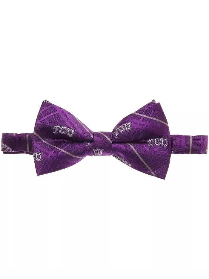 Мужской фиолетовый оксфордский галстук-бабочка TCU Horned Frogs Eagles Wings — изображение 1 из 2