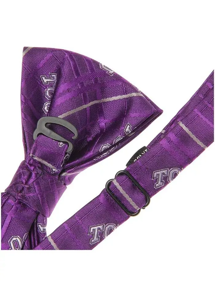 Мужской фиолетовый оксфордский галстук-бабочка TCU Horned Frogs Eagles Wings — изображение 2 из 2