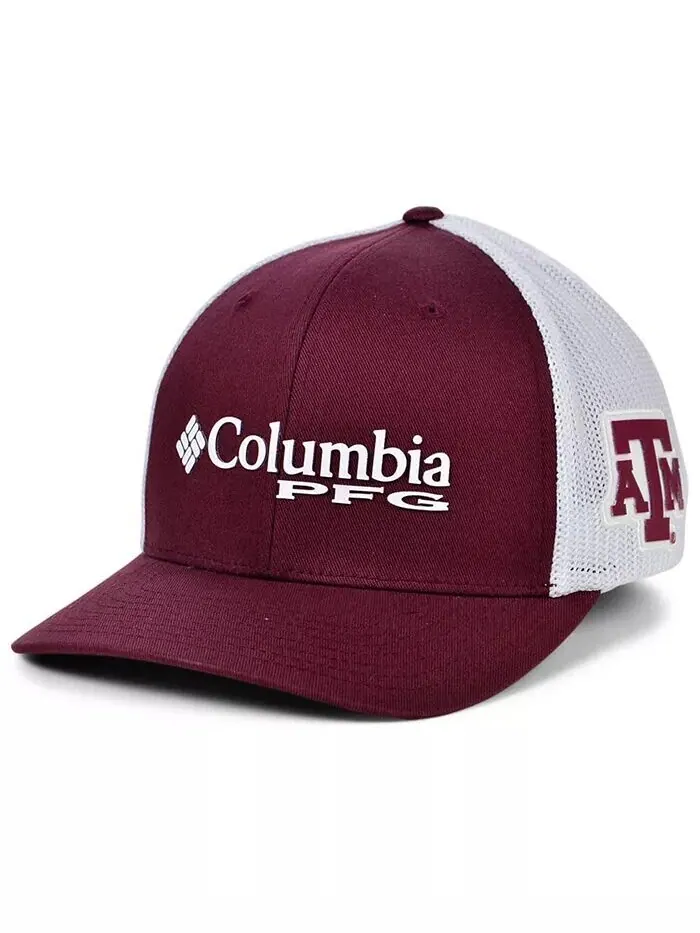 Эластичная кепка Texas A&M Aggies PFG Columbia — изображение 1 из 3