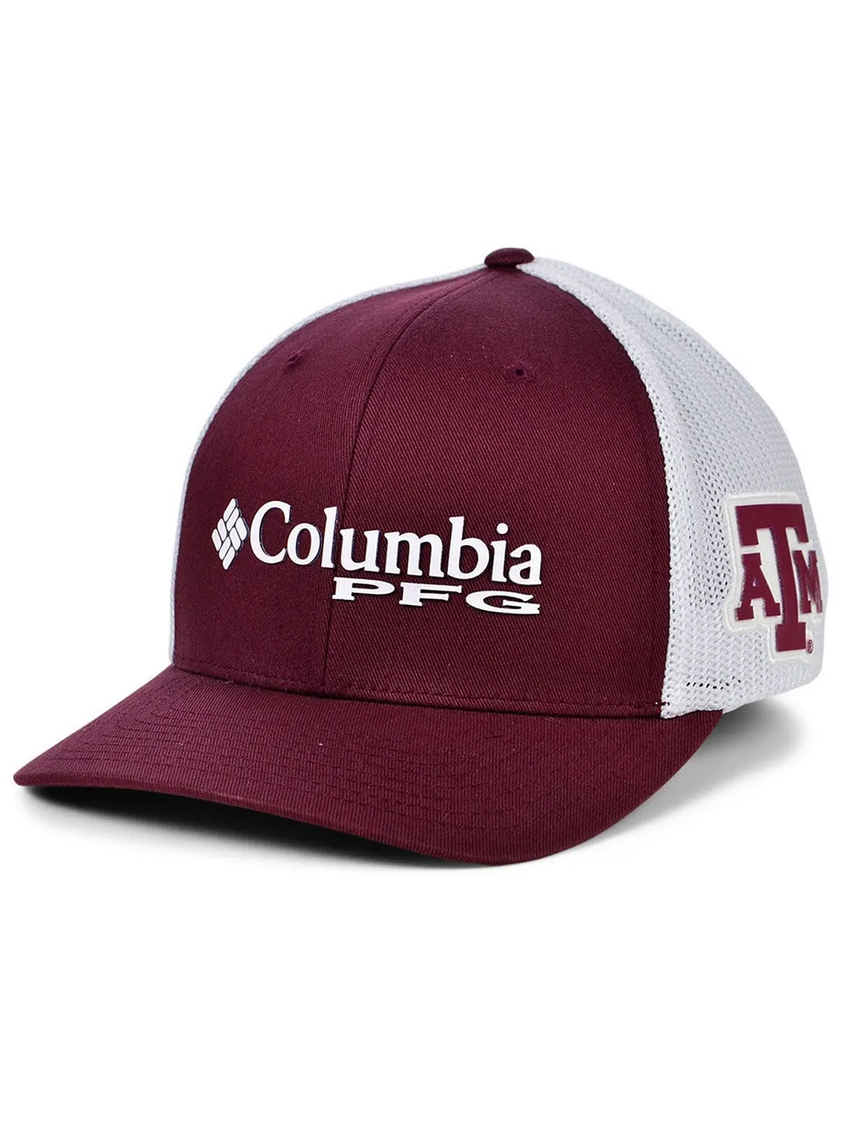 Эластичная кепка Texas A&M Aggies PFG Columbia — изображение 1 из 3, белый