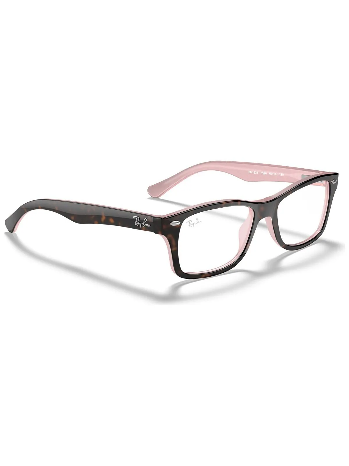 RY1531 Детские квадратные очки Ray-Ban Jr — изображение 7 из 7, розовый