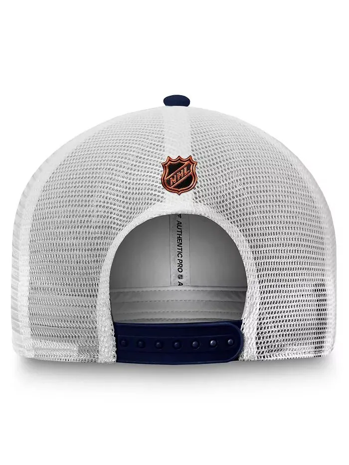 Мужская синяя кепка Seattle Kraken Special Edition 2.0 Trucker Adjustable Fanatics — изображение 2 из 4