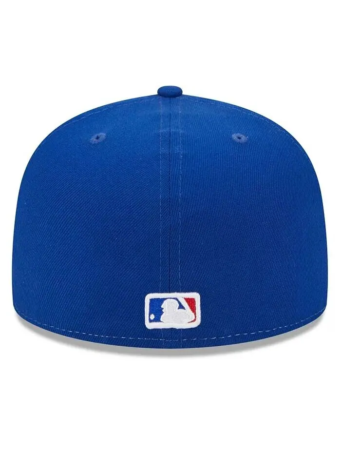 Мужская белая и королевская приталенная шляпа Atlanta Braves 2023 City Connect 59FIFTY New Era — изображение 4 из 5