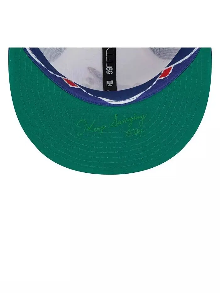 Мужская белая и королевская приталенная шляпа Atlanta Braves 2023 City Connect 59FIFTY New Era — изображение 5 из 5