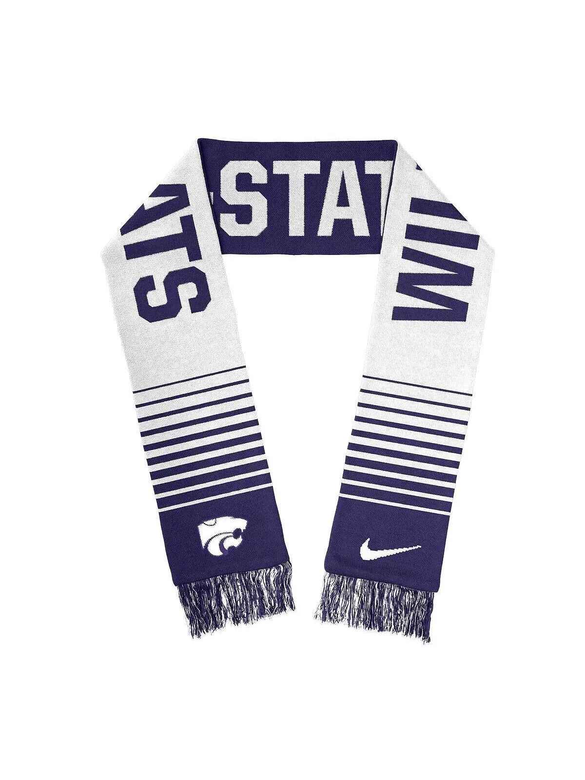 Мужской и женский шарф Kansas State Wildcats Rivalry Local Verbiage Nike