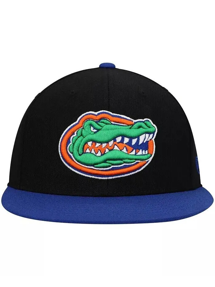 Мужская двухцветная приталенная шляпа черного цвета и цвета Royal Florida Gators Team Top Of The — изображение 4 из 4