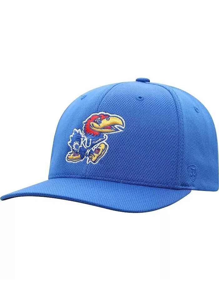 Мужская гибкая кепка с логотипом Royal Kansas Jayhawks Reflex Top Of The World — изображение 1 из 4