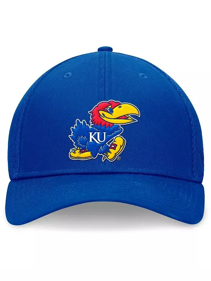 Мужская кепка Royal Kansas Jayhawks Spacer Flex Top of the World — изображение 2 из 4