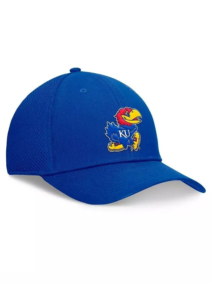 Мужская кепка Royal Kansas Jayhawks Spacer Flex Top of the World — изображение 3 из 4