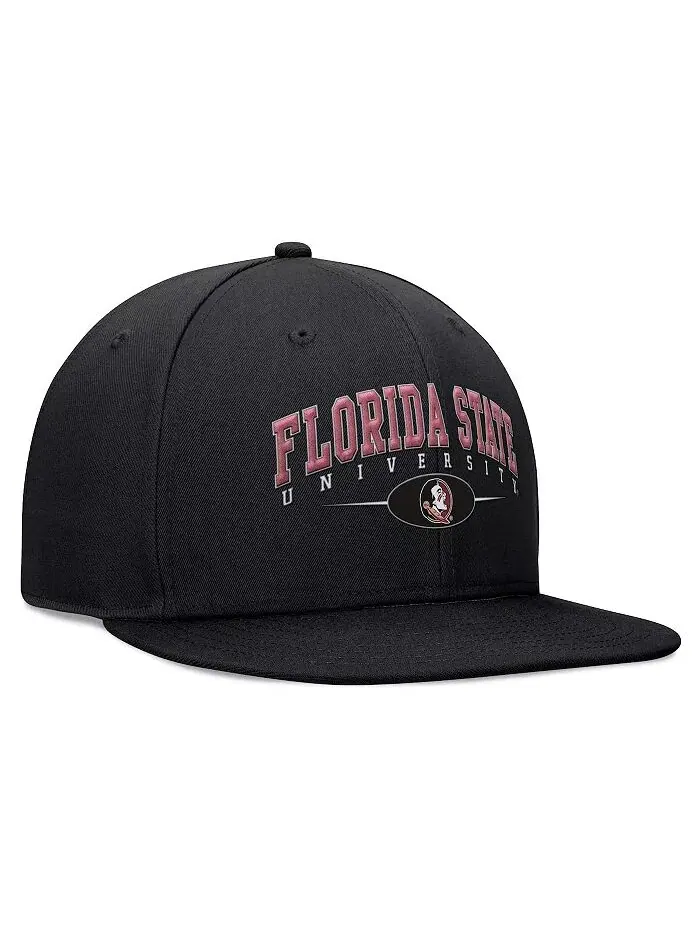 Мужская черная бейсболка Florida State Seminoles Bullpen Snapback Top of the World — изображение 2 из 3