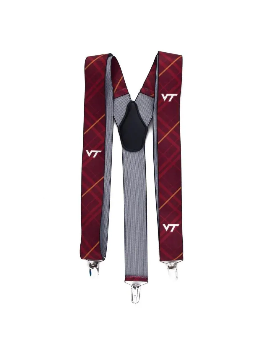 Eagles Wings Мужские бордовые подтяжки Virginia Tech Hokies — изображение 1 из 1, коричневый