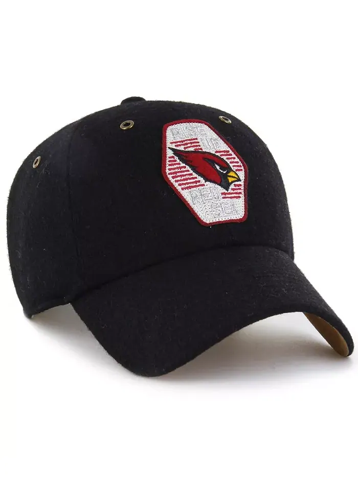 X '47 Brand Мужская и женская черная кепка Arizona Cardinals Field Goal Clean Up с регулировкой — изображение 3 из 3