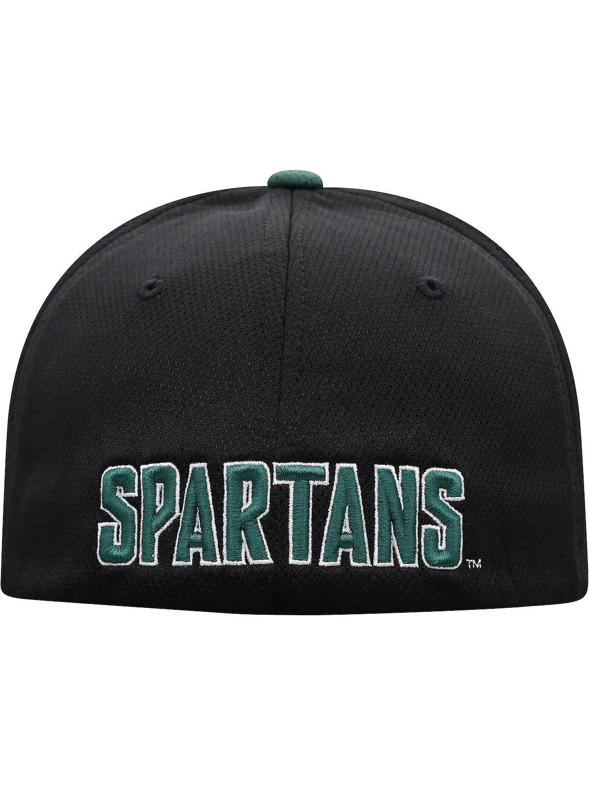 Мужская черно-зеленая двухцветная кепка Reflex Hybrid Tech Flex Michigan State Spartans Top of the — изображение 4 из 4