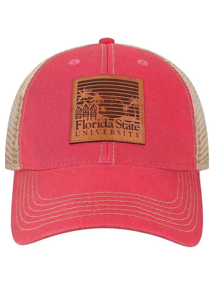 Мужская розовая регулируемая шляпа Snapback Snapback для пляжного клуба Palms штата Флорида League — изображение 2 из 3