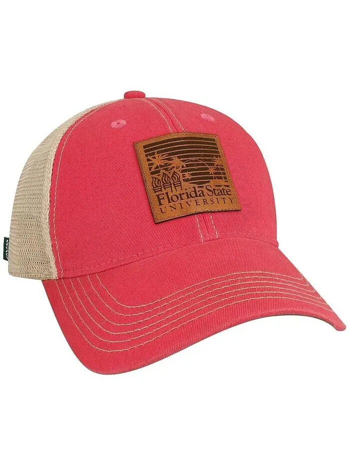 Мужская розовая регулируемая шляпа Snapback Snapback для пляжного клуба Palms штата Флорида League — изображение 3 из 3