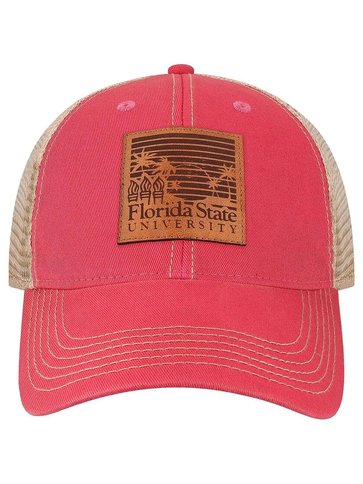 Мужская розовая регулируемая шляпа Snapback Snapback Beach Club Palms, штат Флорида League — изображение 2 из 3, розовый